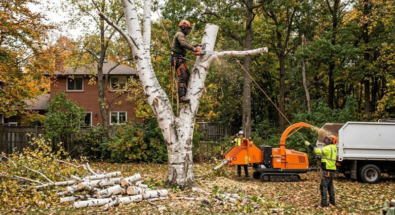 Birch Tree Removal in Montgomery County, PA