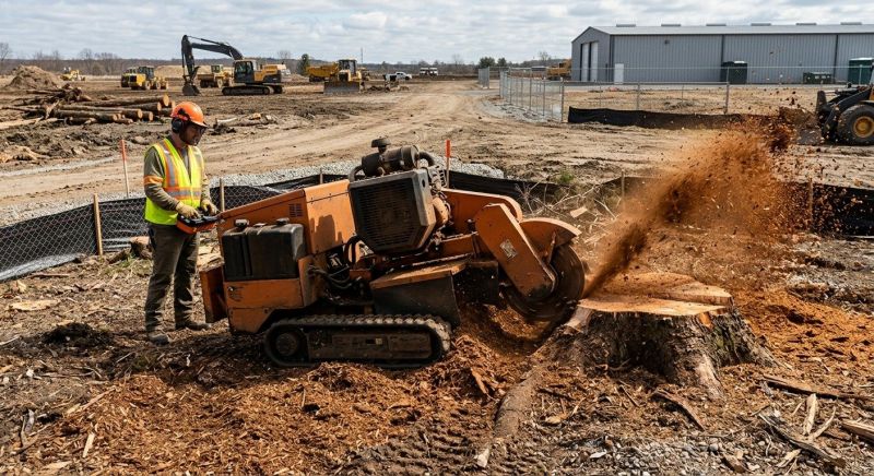 Commercial Stump Grinding in Waldorf, MD