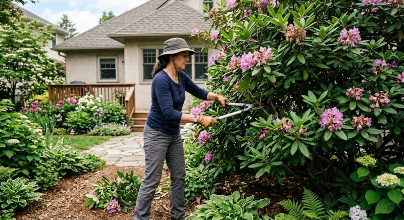 Rhododendron Pruning in Ventura County, CA