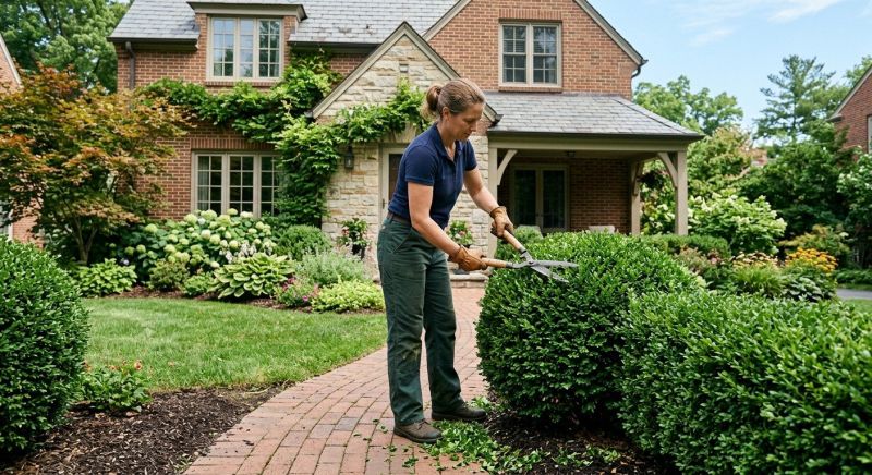 Boxwood Trimming in Aiken, SC