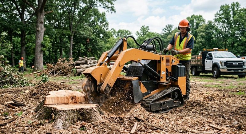 Commercial Stump Grinding in Waldorf, MD