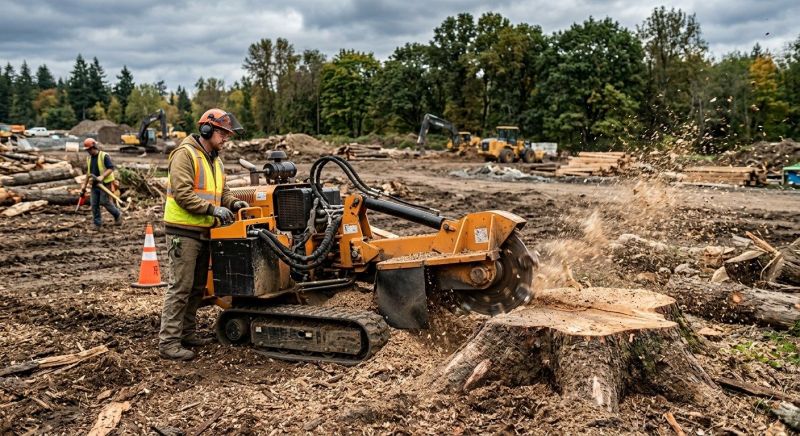 Commercial Stump Grinding in Allentown, PA