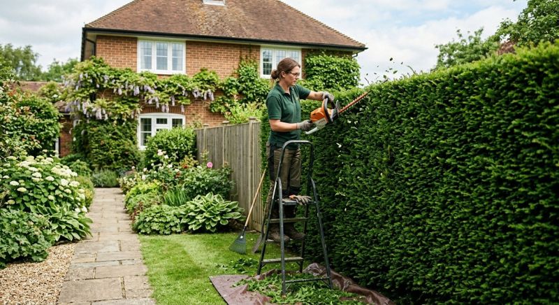 Hedge Pruning in Aiken, SC